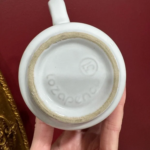 Vintage Lozapenco "Mom" Teddy Bear Christmas mug - Picture 3 of 3